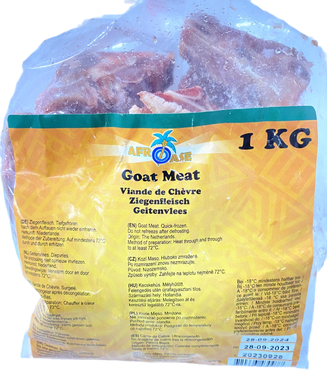 Afro Ase Goat Meat 1kg